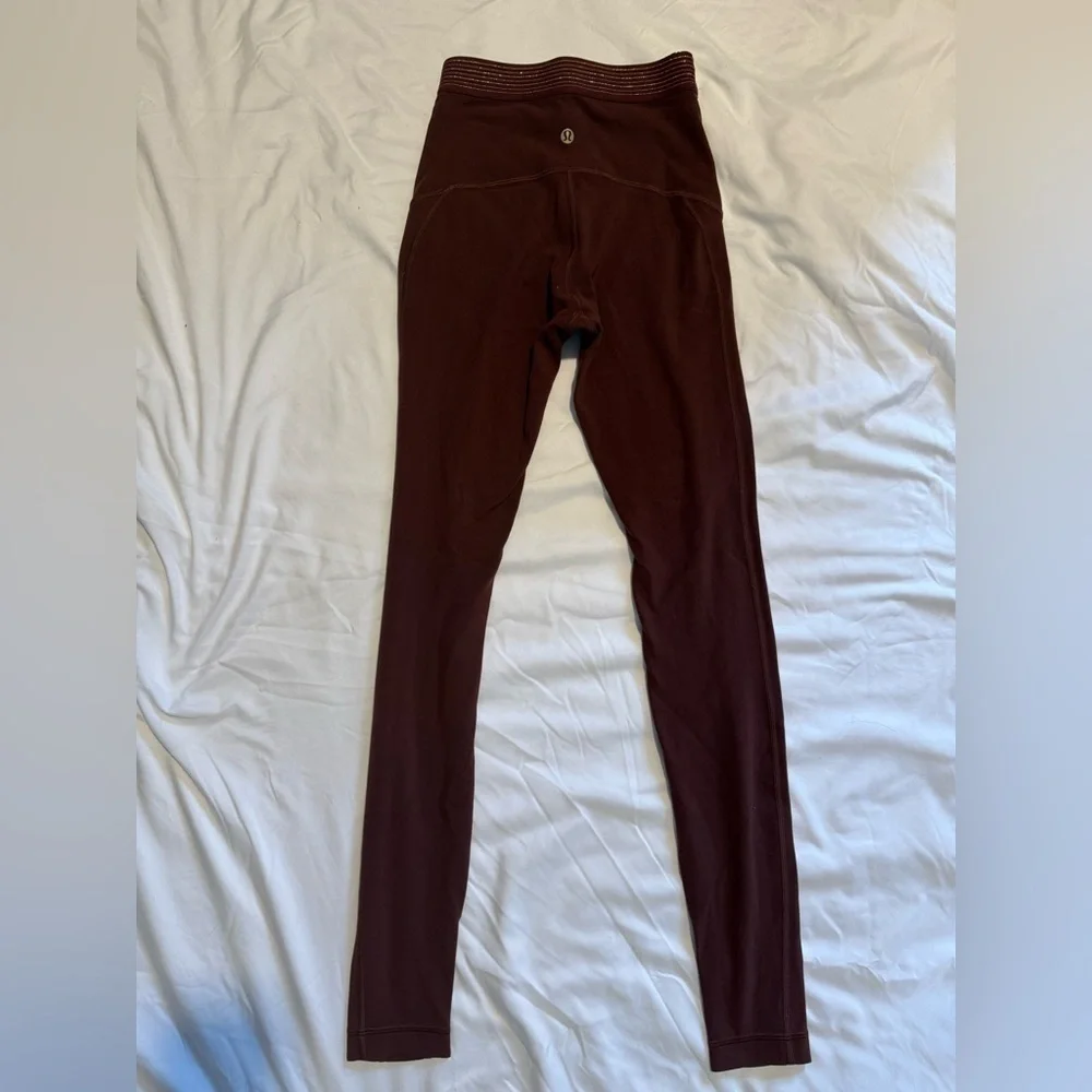 Lululemon Principal Dancer Golden Lining Leggings- Like New